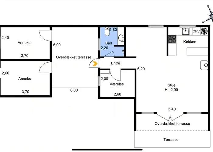 Дом отдыха Kalmar House By Forest And In Lolland